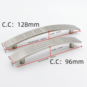 Hiện đại Brass vàng cửa tủ xử lý ngăn kéo kéo phần cứng cho đồ nội thất nhà bếp zamak Chất liệu phòng ngủ tủ quần áo kho - Product Image 3