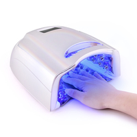Sèche-ongles UV LED haute efficacité 98W sans fil rechargeable avec capteur infrarouge intelligent et 4 réglages de minuterie