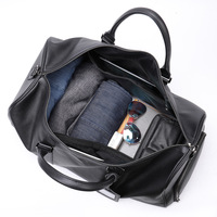 Sacs de voyage d'affaires pour hommes européens et américains en cuir véritable durable 20L, modèle personnalisé avec poignée souple