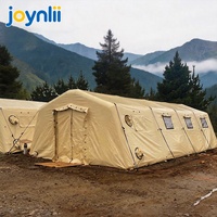 Tente d'urgence gonflable portable d'extérieur, installation rapide, imperméable, tente médicale de secours gonflable