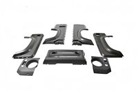 Pour Defender 90110 large corps voiture pare-chocs paquet avant arrière ailes calandre moteur capot nouvel accessoire pour voiture