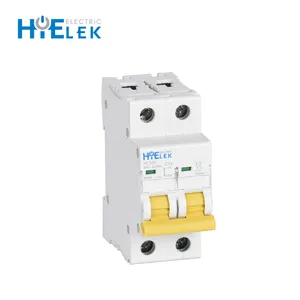 Electric Miniature Circuit Breaker 6kA 16A 240/415V 2P MCB Din Rail MCB Circuit Breaker With KEMA Certificate