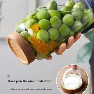 Bouteilles en verre <span class=keywords><strong>de</strong></span> grande capacité pour l'agriculture, vente chaude, 1L-4L, prune, mûre et vin <span class=keywords><strong>de</strong></span> fruits - Product Image 2