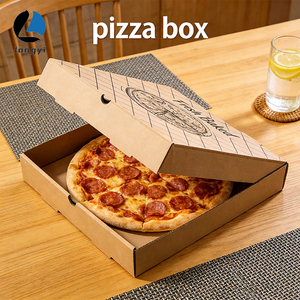 Boîte à pizza carrée pour pizza surgelée et stockage d'aliments réfrigérés, matériau en carton durable, faible absorption d'humidité - Product Image 2