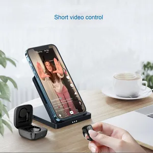 Anillo Inteligente Universal de TikTok con Bluetooth, Control Remoto de Foto y Vídeo, <span class=keywords><strong>Kindle</strong></span> Electrónico, Novedoso, Turner de Página, Aplicación de Control, Teléfono Android - Product Image 3