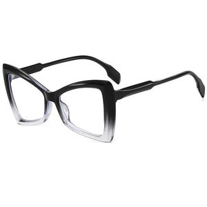 Monture de <span class=keywords><strong>lunettes</strong></span> unisexe <span class=keywords><strong>papillon</strong></span> à monture complète, anti-lumière bleue, motif géométrique, nouvelle collection 2025, style européen et américain - Product Image 6
