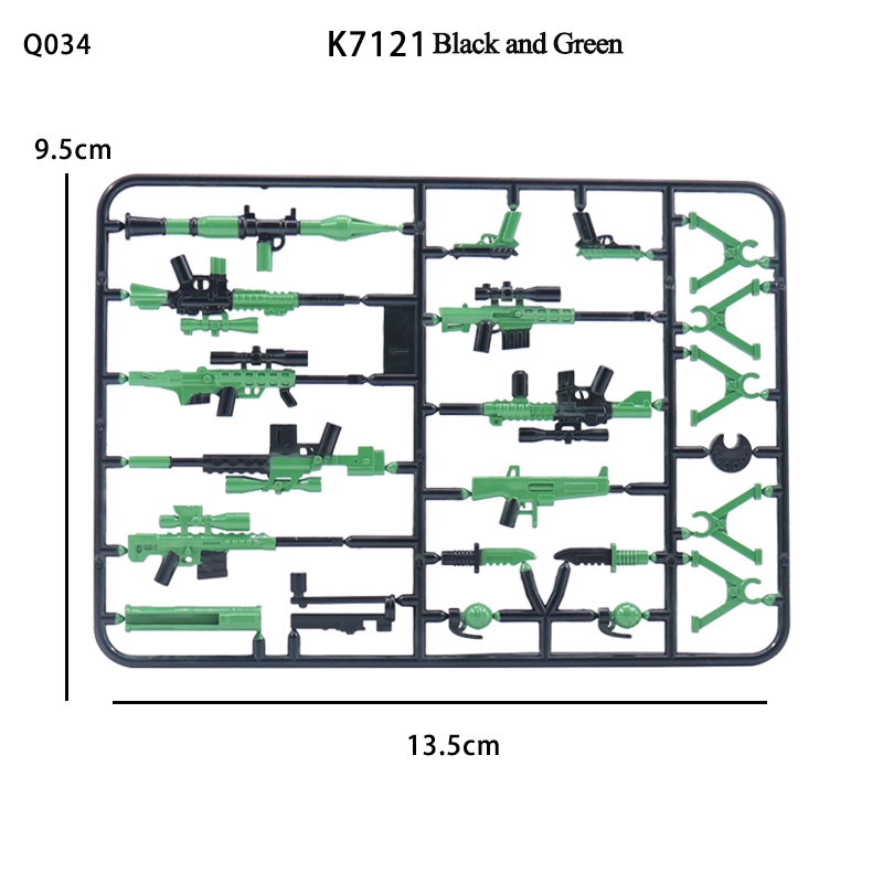 K7121 noir et vert