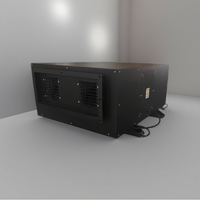 Deshumidificador de Techo de 240L/Día con Ahorro de Energía, Secador de Aire Industrial por Conductos para Oficina, Hospital, Supermercado