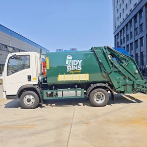 China Factory Price Howo 5Ton Small Compactor Garbage Truck for Sale - Product Image 3
