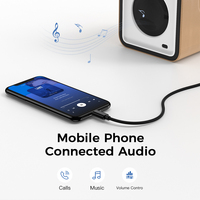 UNIEAN Großhandel 3,5-mm-Audio-Aux-zu-Typ-C-Kabel USB-A-Stecker auf 3,5-mm-Audio-Buchse Mikrofonkabel für iPhone zu Android