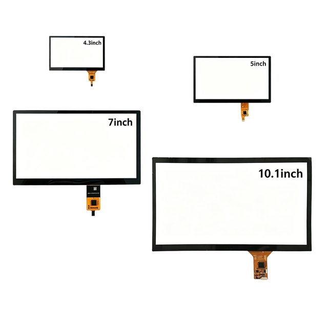 4.3'' 5'' 7'' 10.1'' High Quality Custom Size Capacitive Touch Panel for Industrial Control