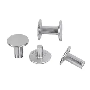 High-Precision Stainless Steel Surface Electroplated Semi-Hollow Rivets