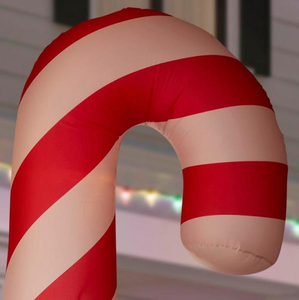 Bâton de canne à sucre gonflable Waterhan Style 80CM/Taille personnalisée en PVC, décoration de Noël, Nouvel An, Halloween, 2 couleurs - Product Image 2