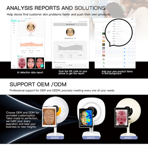 Factory Wholesale AI Intelligent Skin <strong>Analysis</strong> 8 Spectrum Digital Analyzer Face <strong>Analysis</strong> Machine Facial Scanner Analyzer - Product Image 6