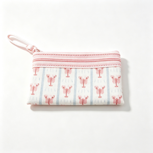 Customized Canvas coin <b>purse</b>, Zipper coin pouch, <b>Cute</b> small wallet for women, Mini card holder pouch - Product Image 5