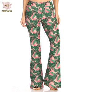 Pantalones de Yoga Meiyang con Logotipo Personalizado, Cintura Alta, Levanta Glúteos, Ajustados, Anchos, Acampanados, para <span class=keywords><strong>Mujer</strong></span>, Gimnasio, Deportes, Fitness - Product Image 6