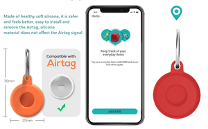 Tituo Bán Buôn GPS Theo Dõi Bảo Vệ Bìa Không Thấm Nước Đầy Đủ Silicone Tracker Trường Hợp Đối Với Không Khí Tag Chủ Điện Thoại Di Động Trường Hợp - Product Image 6