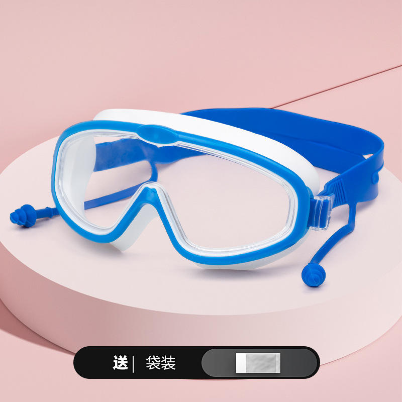 Blue-white-transparent (bag)