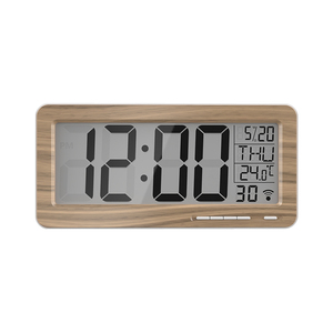Emaf đơn giản hộ gia đình ngày tuần báo động nhiệt độ kỹ thuật số Đồng hồ văn phòng Máy tính để bàn phòng khách phòng ngủ tường kỹ thuật số Đồng hồ báo thức - Product Image 5