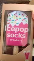 Chaussettes décontractées pour femmes, motif sucette chocolat, séchage rapide, longueur mi-mollet, tricotées avec logo amusant au revers, pour la saison sportive d'automne
