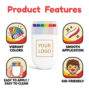 Crayones de pintura facial GP Rainbow Pride a base de aceite, lavables, no irritantes, para el Mes del Orgullo, festivales y desfiles. - Product Image 5
