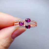 925 argent empilable bande anneaux pour femmes nouveau Design décontracté couleur pierre naturelle perle pierres précieuses bijoux pierre taillée