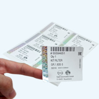 Étiquettes autocollantes holographiques encadrées, pièces, autocollants personnalisés, feuille autocollante Anti-déformation, pour emballage de Code QR