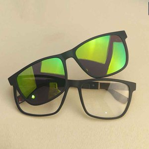 2024, superventas, <span class=keywords><strong>gafas</strong></span> ligeras, <span class=keywords><strong>gafas</strong></span> de sol magnéticas polarizadas con espejo para hombres y mujeres, prescripción con <span class=keywords><strong>Clip</strong></span>, miopía, hipermetropía, astigmatismo - Product Image 1