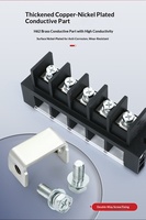 Connecteur ESS 100A 150A 200A de type bloc, borne de puissance à limitation de courant pour batteries au lithium de stockage d'énergie, avec bornes à vis en cuivre