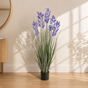Flores Artificiales de Alta Calidad, <span class=keywords><strong>Campanula</strong></span> en Maceta, Decoración Minimalista para Interiores - Product Image 4