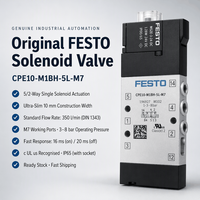 Vanne Solénoïde Festo CPE10-M1BH-5L-M7 5/2 Voies, Port M7 de 10 mm de Large, 350 LPM, 24V DC, Bobine IP65 – Vente en Gros Direct Usine