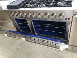 Seng Chất Lượng Cao ETL Chứng Nhận 48 "Đứng Miễn Phí Thép Không Gỉ 8 Đầu Đốt Phạm Vi Khí Với Đôi Lò - Product Image 5