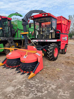 Moissonneuse-broyeuse d'ensilage autopropulsée 4x4 à quatre rangs, équipement de récolte de maïs et d'herbe pour bétail, usage intensif