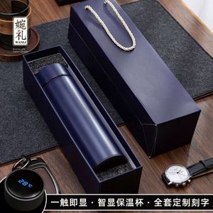 Company Gift Set Custom logo Thermos <b>Cup</b> Umbrella Stereo Office Supplies with Powerbank Notebook with Wireless Charger Gift Set - Product Image 5