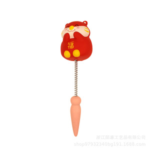 Jouet en mousse PU Tigre 'Knock Knock' - Décoration du Nouvel An chinois - Cadeau - Product Image 4