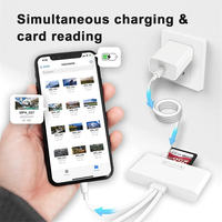 Adaptador USB OTG Tipo C para Android e iOS, Lector de Tarjetas TF y SD para iPhone, iPad, Macbook, Laptop, Xiaomi y Samsung