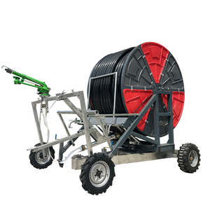 Sistema de Riego por Aspersión con Carrete, Pulverización Uniforme, Construcción Metálica, Motor con Caja de Engranajes, Monitoreo Remoto para Uso Agrícola - Product Image 1