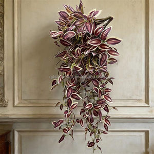 B-486 Feuilles de soie de haute qualité, plantes à feuilles persistantes, décoration esthétique de la pièce, feuilles de vigne, plantes artificielles, fausse plante grimpante - Product Image 1