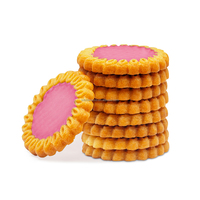 Galletas de Oblea de Chocolate y Frambuesa al por Mayor, Dulces y Crujientes, en Caja, Pedido a Granel