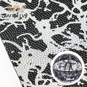 Kekuatan penuh gaya beragam pola serat mikro PU Vegan tahan air kain basket ramah lingkungan - Product Image 2