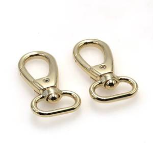 20-30mm custom bag hardware gold dog <b>hook</b> safety metal swivel <b>snap</b> clasp for handbag strap - Product Image 2