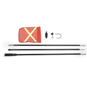 Drapeau de fouet minier de qualité supérieure avec poteau comprenant un <span class=keywords><strong>menuisier</strong></span> de drapeau de mine Snap on Fittings - Product Image 2