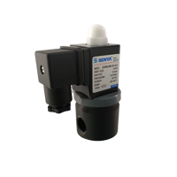 Vanne solénoïde en plastique 2/2 voies série 2CR, 1/8 po, 0-8 bars, PVC, DC24V, filetage G, joints FKM, AC220V