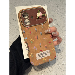 Custodia <span class=keywords><strong>per</strong></span> <span class=keywords><strong>telefono</strong></span> in pelle di lusso Premium con motivo floreale <span class=keywords><strong>mare</strong></span> custodia antiurto <span class=keywords><strong>per</strong></span> iPhone 16 15 14 Pro <span class=keywords><strong>Cover</strong></span> Max - Product Image 2