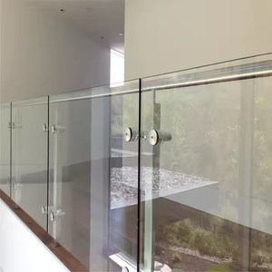 Hoàn thành 2 cánh tay lan can kính hàng rào thép không gỉ phần cứng Spider kẹp phụ kiện miếng đệm sàn lan can - Product Image 4