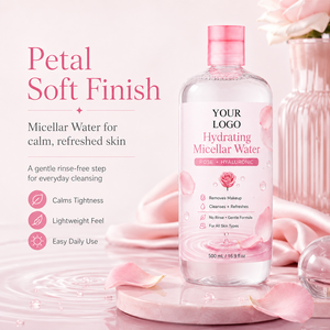<span class=keywords><strong>Acqua</strong></span> Micellare 500ML per Rimuovere il Trucco, per Eyeliner e Rossetto Impermeabili, con Vitamina e Rosa, Levigante per <span class=keywords><strong>Occhi</strong></span> e Labbra - Product Image 3