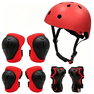 Protector Ajustable para Muñeca, <span class=keywords><strong>Codo</strong></span> y Rodilla, Juego de Protección para Niños, Patines, Equipo de Protección con Casco, Equipo de Protección para Fitness - Product Image 3