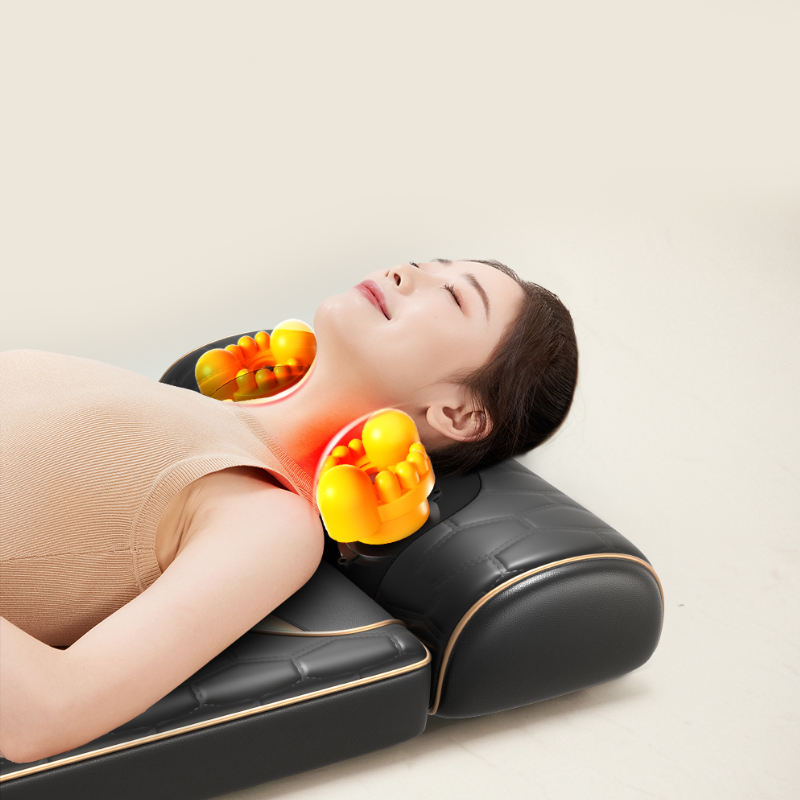 Luxury Full Body Adjustable Massage Mattress | Foldable & Vibrating Portable Massage Mat with Shiatsu, Kneading & Heat Therapy – Relaxation for Home, Sofa or Bed (Qatar)