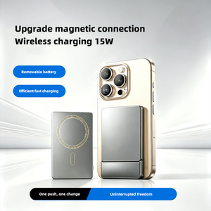 WPB-514 เครื่องชาร์จไร้สายพาวเวอร์แบงค์ 5000mAh Li-Polymer Type-C อินพุต 22.5W เอาต์พุตแม่เหล็กชาร์จใหม่ได้เปลี่ยนแบตเตอรี่ - Product Image 5