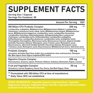 Cápsulas de Enzimas Digestivas OEM ODM para la Salud Intestinal de Adultos, Apoyo Energético a Base de la Salud Intestinal, Mejora la Absorción de Nutrientes - Product Image 2